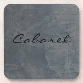 Grijs Suède Onderzetter (Voorkant)