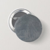 Grijs Suède Ronde Button 5,7 Cm (Voorkant /achterkant)