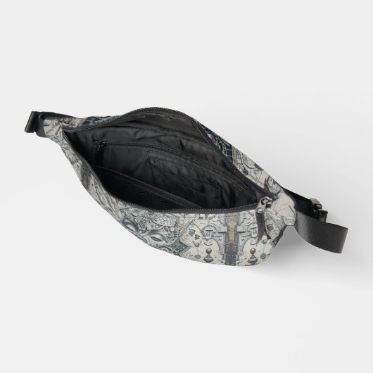 Grijs surialisme heuptasje (Open)