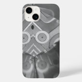 grijs symmetrisch Case-Mate iPhone case (Achterkant)