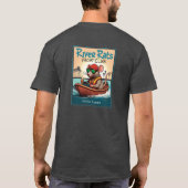Grijs T-shirt met heather-effect (Achterkant)