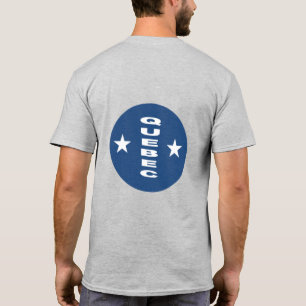 Grijs T-shirt met man QUEBEC