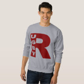 Grijs T-shirt voor Hommes RUGBY (Voorkant volledig)