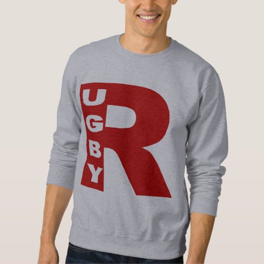 Grijs T-shirt voor Hommes RUGBY (Voorkant)