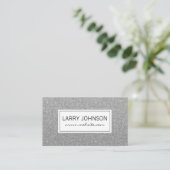 grijs Tegel patroon Visitekaartje (Staand voorkant)