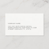 grijs Tegel patroon Visitekaartje (Achterkant)