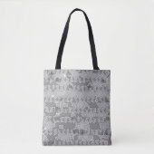 Grijs Tote Bag (Voorkant)