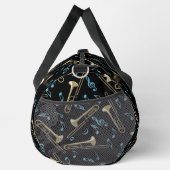 Grijs Trombone Crosshatch Patroon Plunjezak (Rechts)