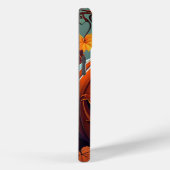 Grijs uitziende oranje pompoen met gezicht, Hallow Case-Mate iPhone Case (Achterkant / Rechts)