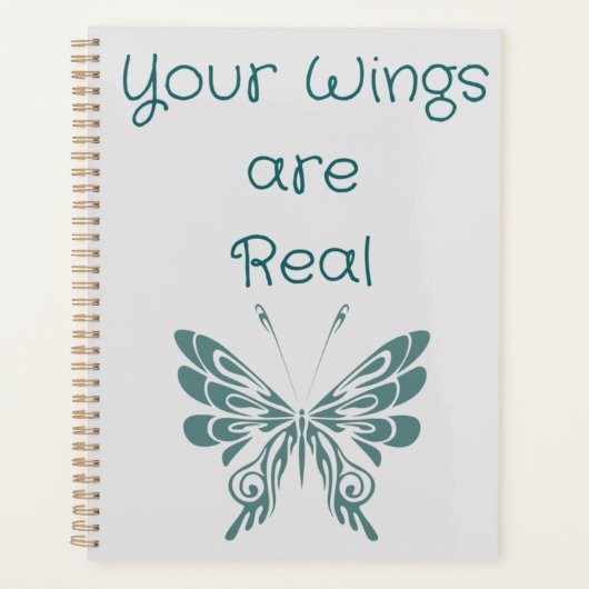 Grijs Uw Wijzen zijn echt Planner (Voorkant)