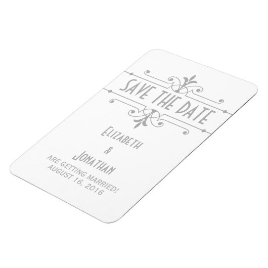 Grijs v2 Fancy Versiementaal sparen de Magnet van Magneet (Linkerzijde)