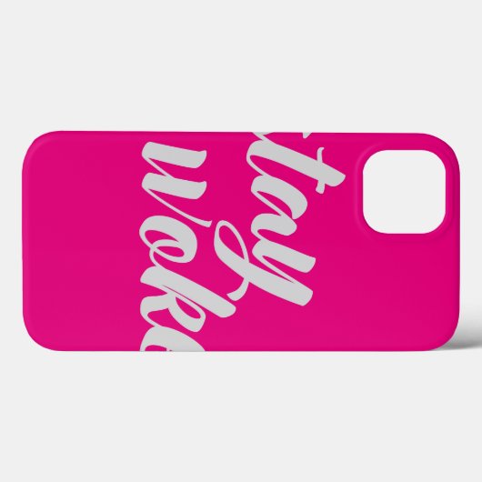 Grijs verlof Woke Case-Mate iPhone Case (Achterkant (horizontaal))