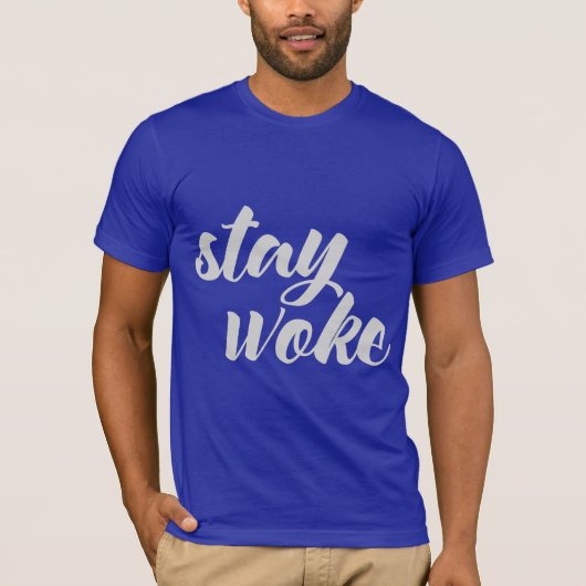 Grijs verlof Woke T-shirt (Voorkant)
