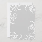 Grijs verloving ter gelegenheid van de witte verja kaart (Achterkant)