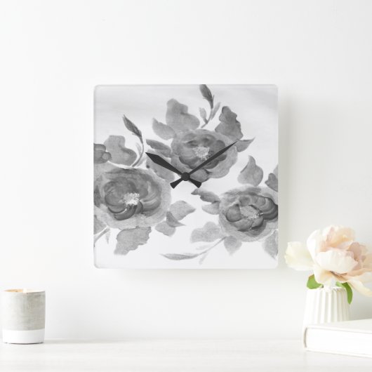 Grijs Vierkante Klok (Huis)