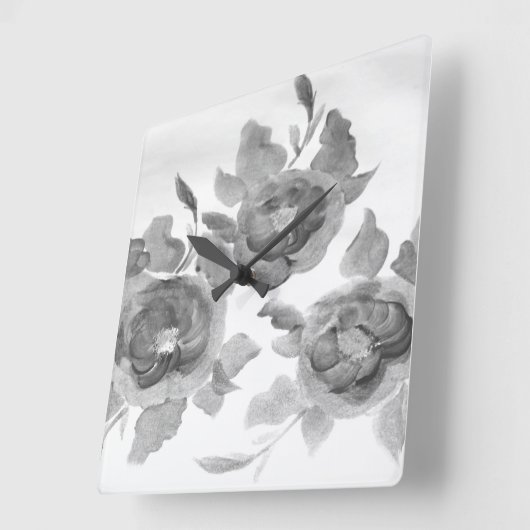 Grijs Vierkante Klok (Hoek)