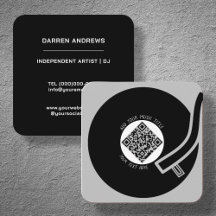 Grijs Vinyl LP | QR-code