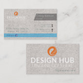 Grijs visitekaartje (Voorkant / Achterkant)