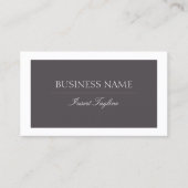 Grijs Visitekaartje (Voorkant)