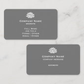  grijs Visitekaartje (Voorkant / Achterkant)