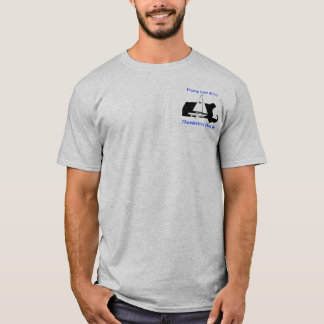 grijs vliegende meeuw t-shirt