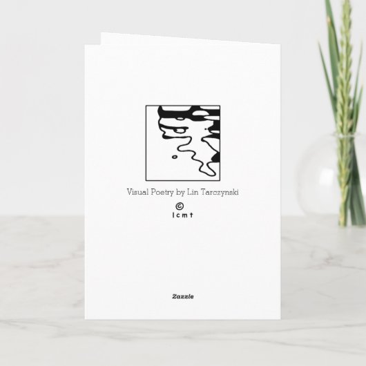 Grijs voor de blues kaart (Achterkant)