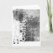 Grijs voor de blues kaart (Voorkant)