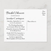 Grijs Vrijgezellenfeest Hart Uitnodiging Grijs & Z (Achterkant)