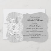 grijs Vrijgezellenfeest met lak en schoot Kaart (Voorkant)