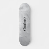 Grijs wassen persoonlijk skateboard (Voorkant)