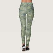 Grijs waterpatroon leggings (Achterkant)