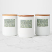 Grijs waterpatroon Voedsel en Drank Etikettenreeks Voedselcontainer Etiket (Flessen)