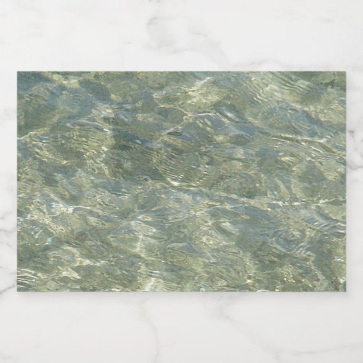 Grijs waterpatroon Voedsel en Drank Etikettenreeks Voedselcontainer Etiket (Enkel label)