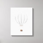  grijs Waterverf Hot Air Poster Canvas Afdruk (Voorkant)