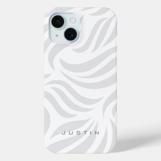 Grijs wervelpatroon Case-Mate iPhone case (Achterkant)