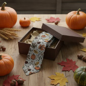 Grijs Western Bull Skull Country Stropdas