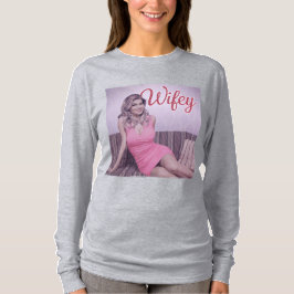 Grijs Wifey T-shirt