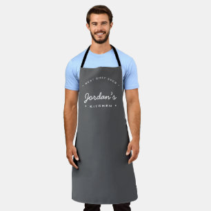 Grijs Wit Beste Chef ooit Pas je Keuken aan Schort