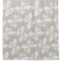 Grijs wit blad  lijnbladpatroon