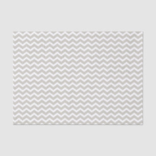Grijs wit Chevron Zigzag-papier Tissuepapier