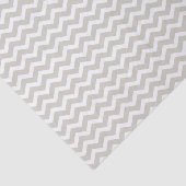 Grijs wit Chevron Zigzag-papier Tissuepapier (Detail)