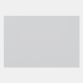 Grijs & Wit Dikke Chevron Trouwdag Verjaardag V1 Inpakpapier Vel (Voorkant 3)