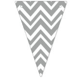 Grijs, wit en pastel Roze Baby shower Vlaggetjes (Tweede vlag)