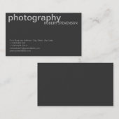 Grijs Wit Fotograaf Visitekaartje (Voorkant / Achterkant)