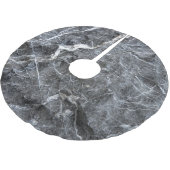 Grijs Wit Geaderd Steen Oppervlak Kerstboom Rok (Gekanteld)