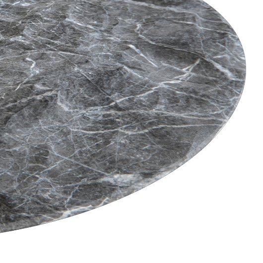 Grijs Wit Geaderd Steen Oppervlak Snijplank (Hoek)