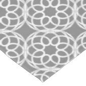 Grijs Wit geometrisch naadloos patroon Tafelkleed (Gekanteld)
