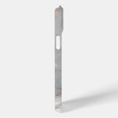 Grijs Wit Goud Glitter Marmer  Case-Mate iPhone Case (Achterkant / Rechts)