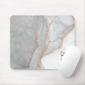 Grijs Wit Goud Glitter Marmer  Muismat (Met muis)