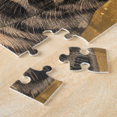 grijs wit kattenportret legpuzzel (Zijkant)